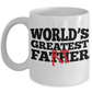 Funny Dad Mug - World's Greatest Farter -Dad joke - gag gift