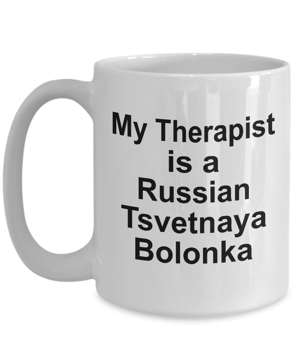 Russian Tsvetnaya Bolonka Dog  Therapist Coffee Mug