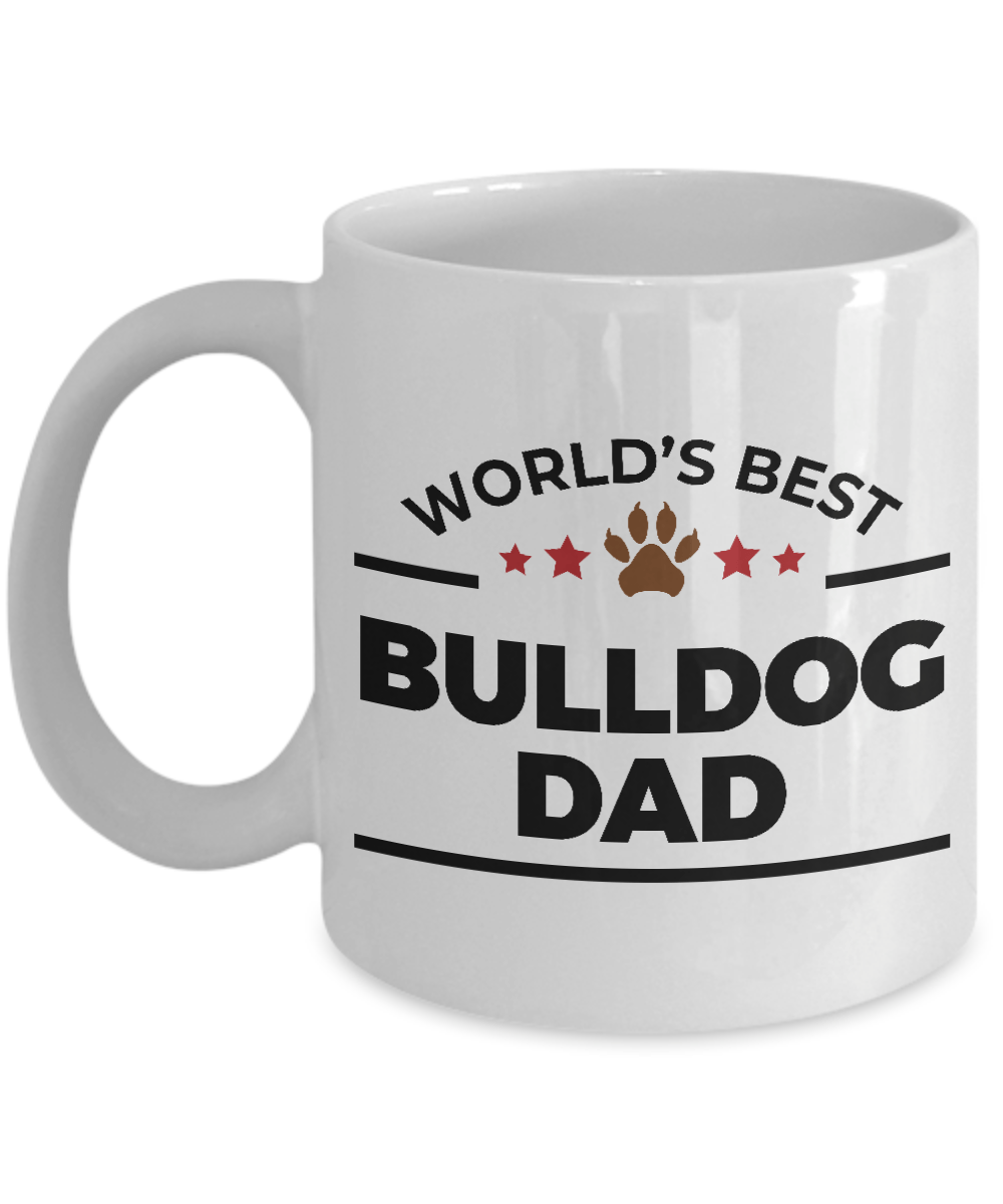 World's Best Bulldog Dad Ceramic Mug