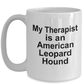 American Leopard Hound Dog Therapist Coffee Mug