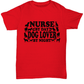 Nurse By Day, Dog Lover By Night White Unisex Tee Shirt