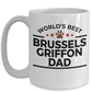 Brussels Griffon Dog Dad Coffee Mug