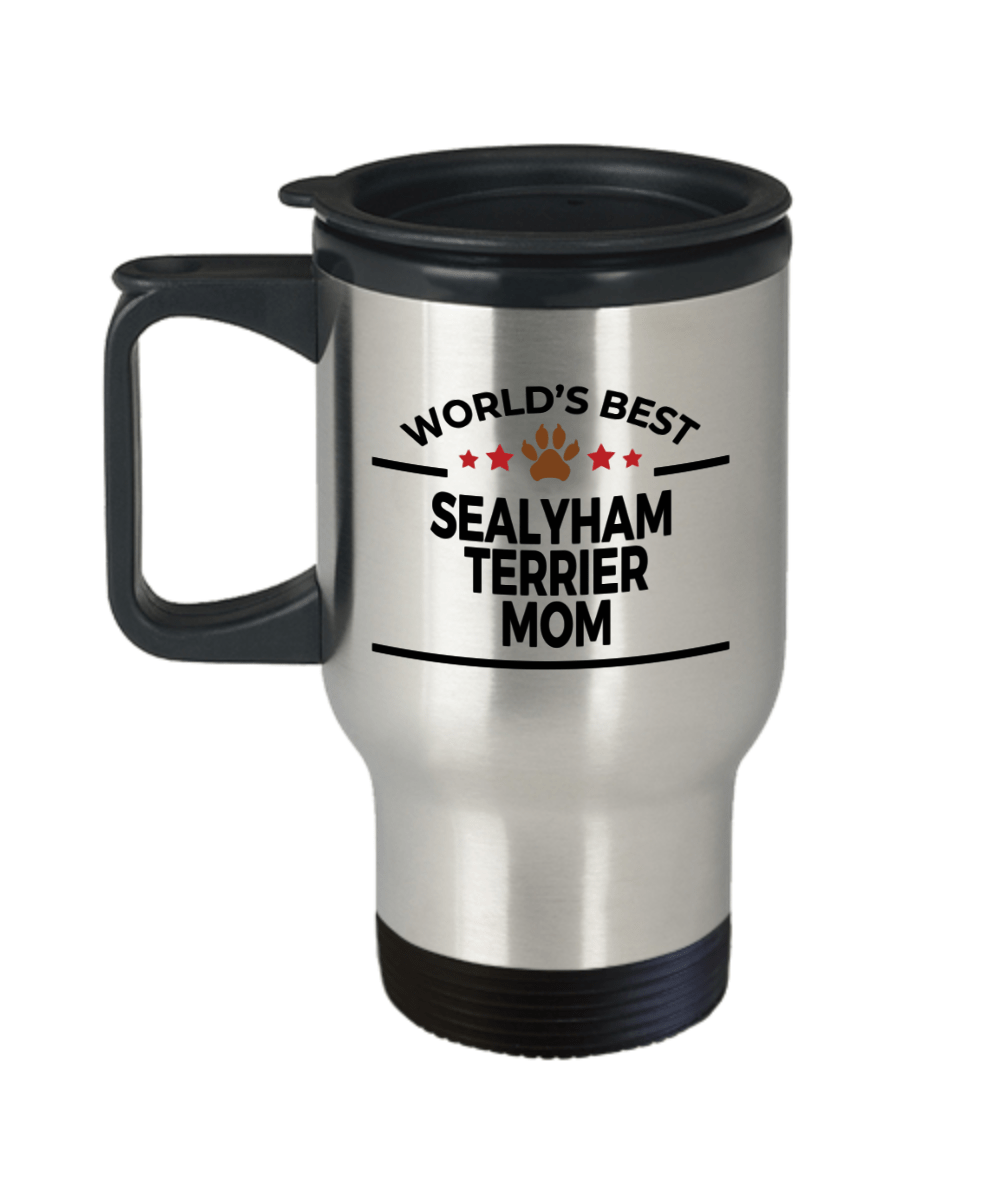 Sealyham Terrier Dog Mom Travel Coffee Mug