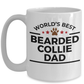 Bearded Collie Dog Dad Coffee Mug