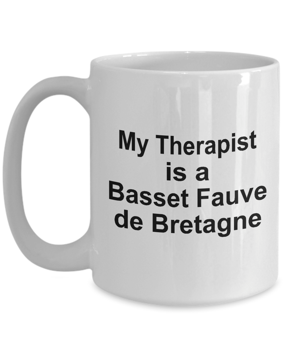 Basset Fauve de Bretagne Dog Therapist Coffee Mug
