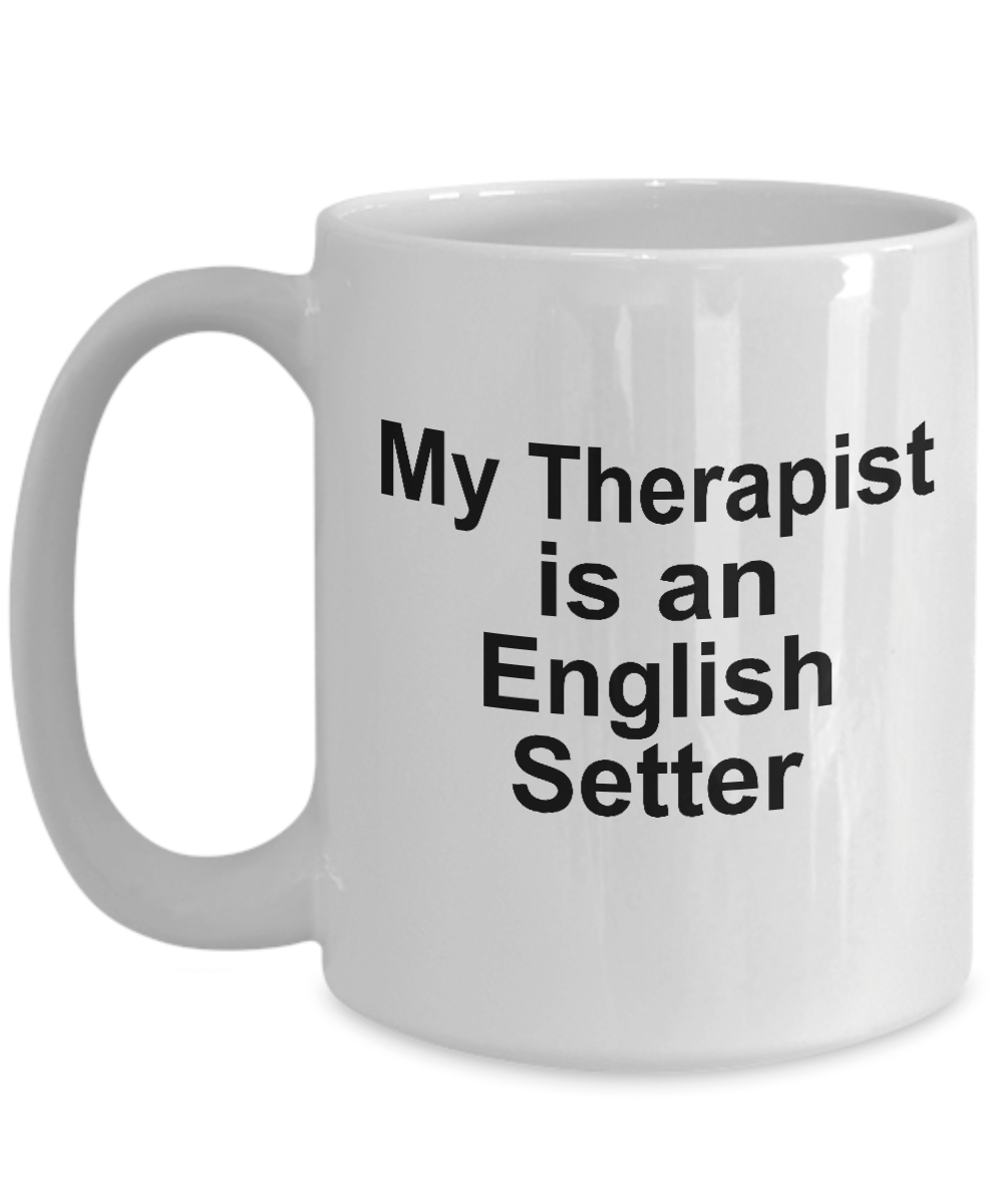 English Setter Dog Therapist Mug