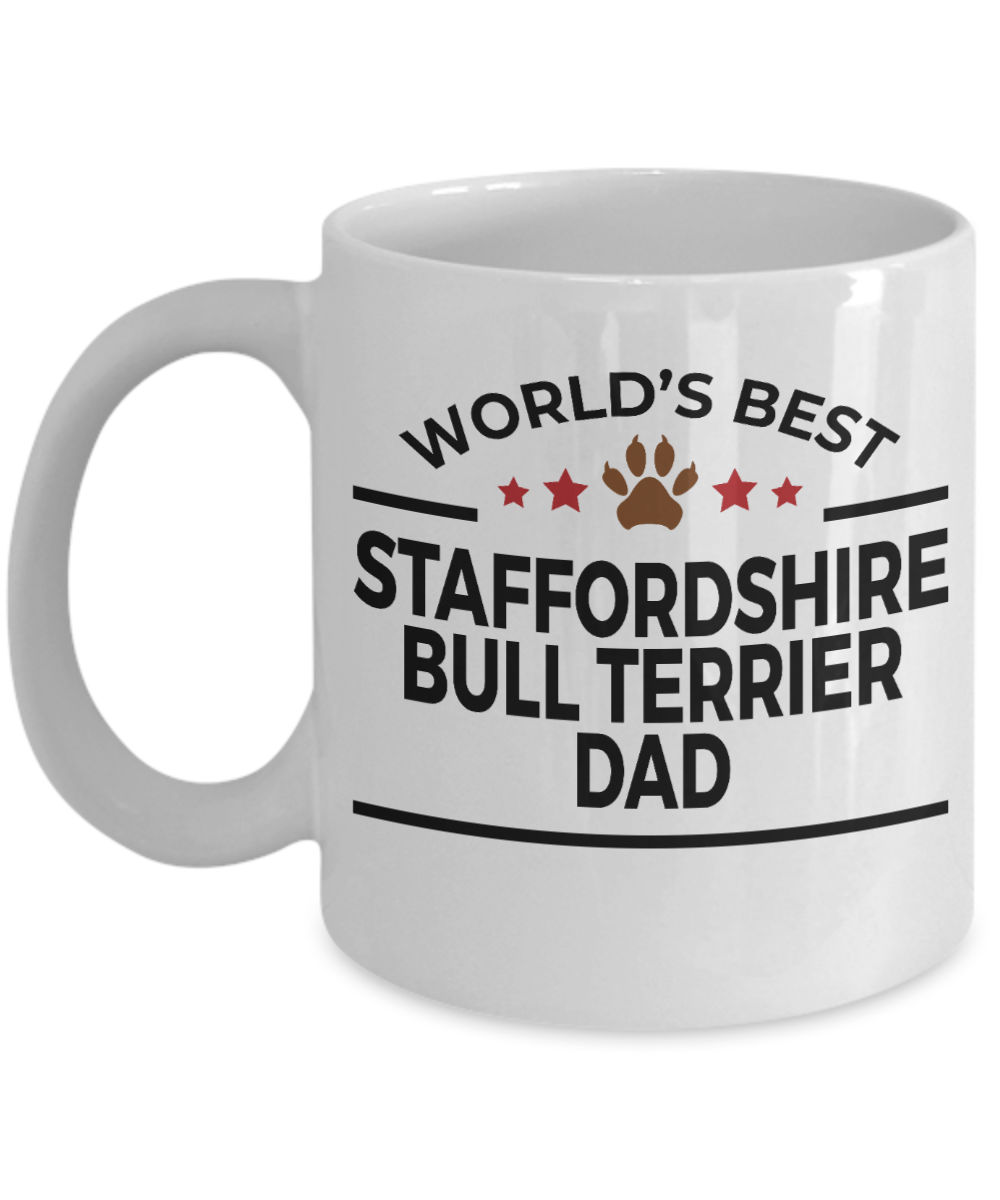 Staffordshire Bull Terrier Dog Dad Coffee Mug