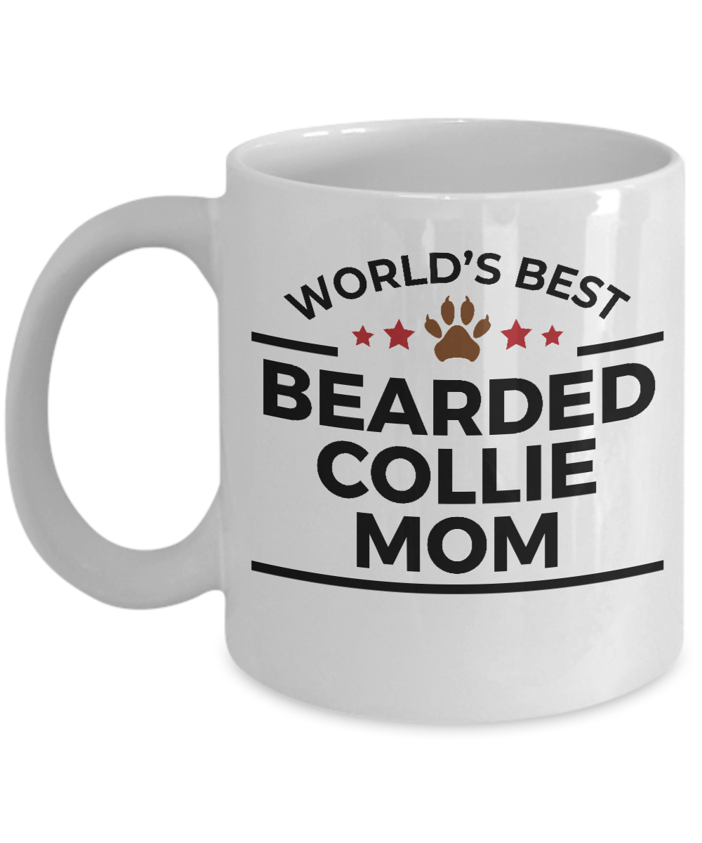 Bearded Collie Dog Mom Coffee Mug