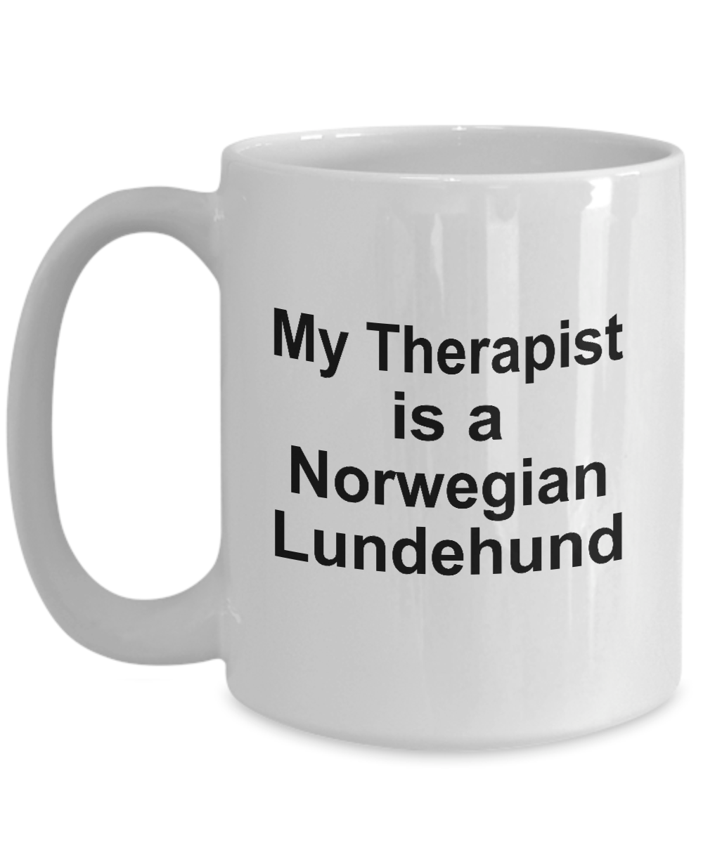 Norwegian Lundehund Dog Therapist Coffee Mug