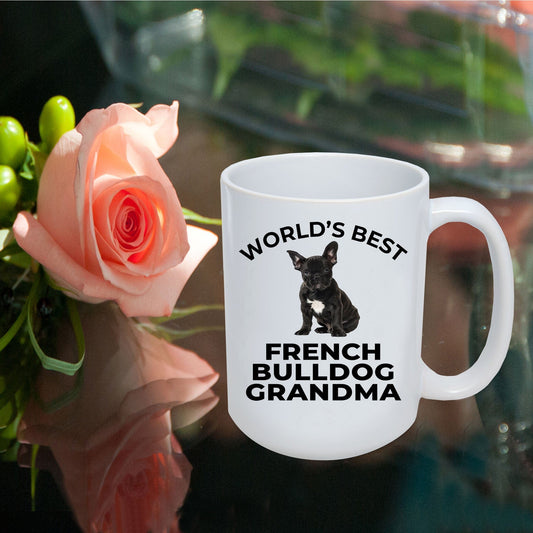 French Bulldog Grandma Puppy Dog Coffee Mug
