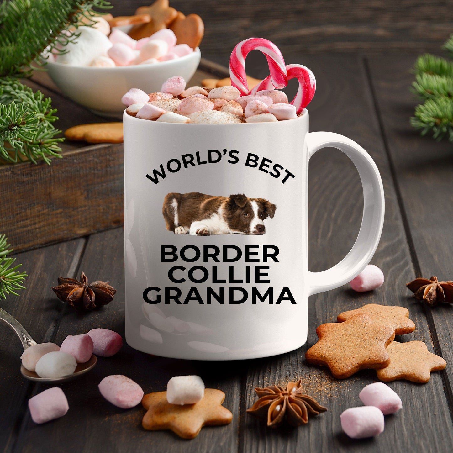 Border Collie Grandma Coffee Mug