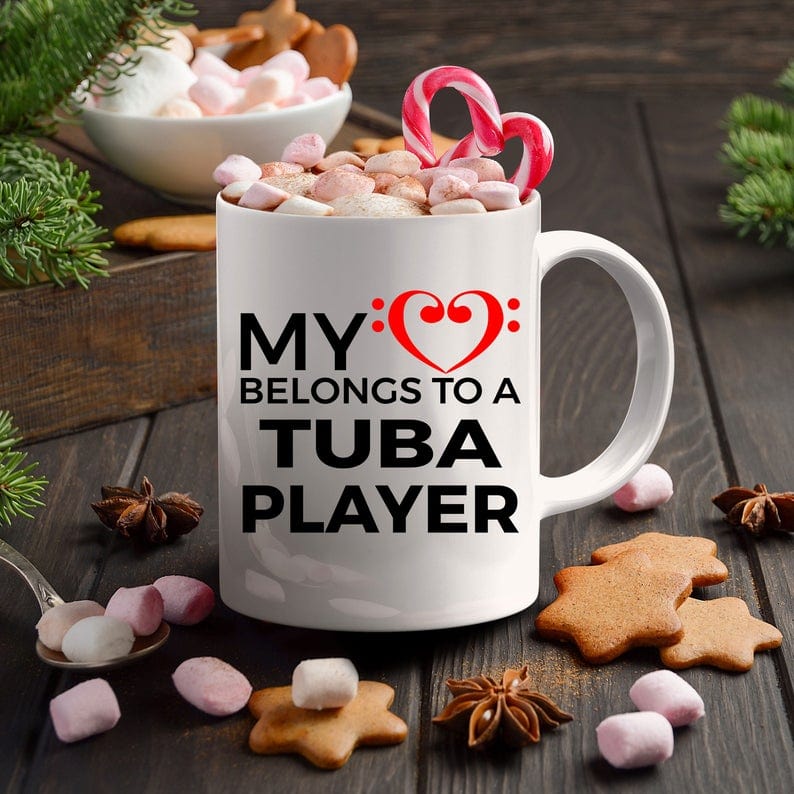 Tuba Player Mug - My Heart Belongs to a Tube Player