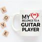Guitar Player Mug - My Heart Belongs to a Guitar Player