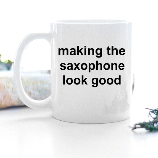 Funny Saxophone Player Mug