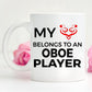 Oboe Player Mug - My Heart Belongs To An Oboe Player