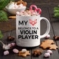 Violin Player Mug - My Heart Belongs To A Violin Player