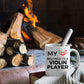Violin Player Mug - My Heart Belongs To A Violin Player