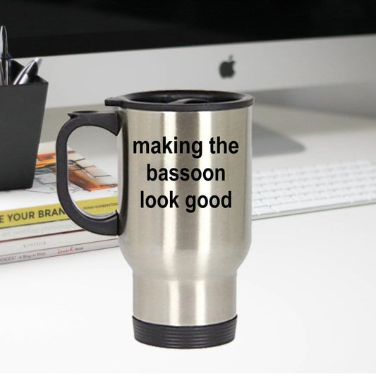 Funny Bassoon Player Travel Mug