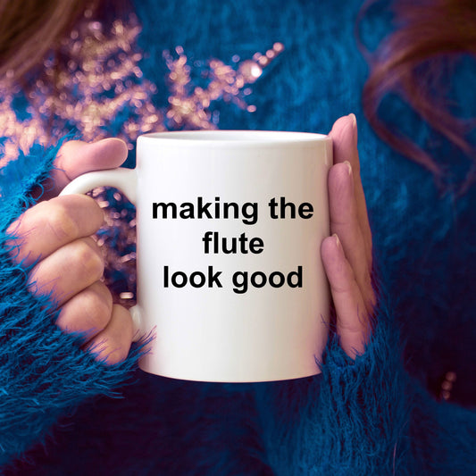 Funny Flute Player Mug