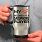 Saxophone Player Travel Mug - My Heart Belongs To A Saxophone Player