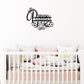 Personalized Princess Name Metal Sign Girls Room Decor Custom Name Wall Art Princess Nursery Decor Baby Girl Room Sign