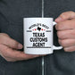 Texas Customs Agent Gift World's Best White Ceramic Coffee Mug
