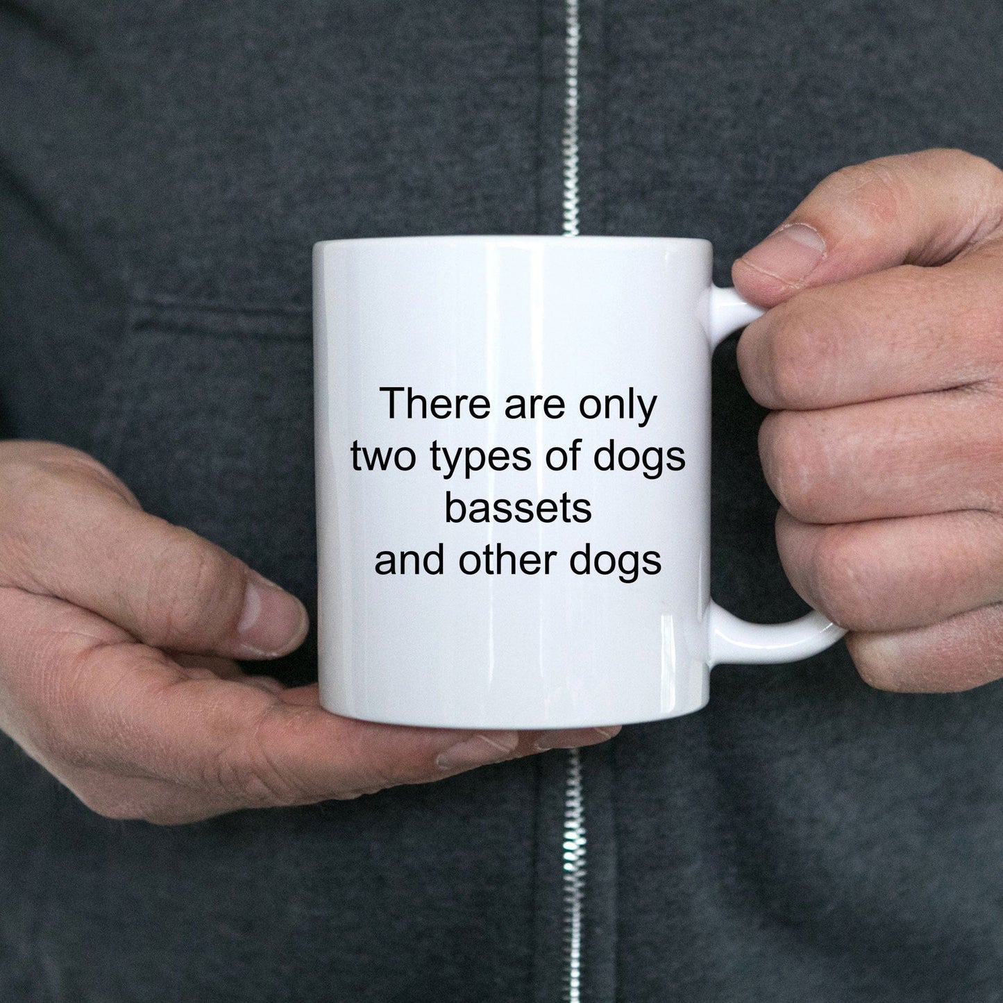 Funny Basset Hound Dog Ceramic Mug