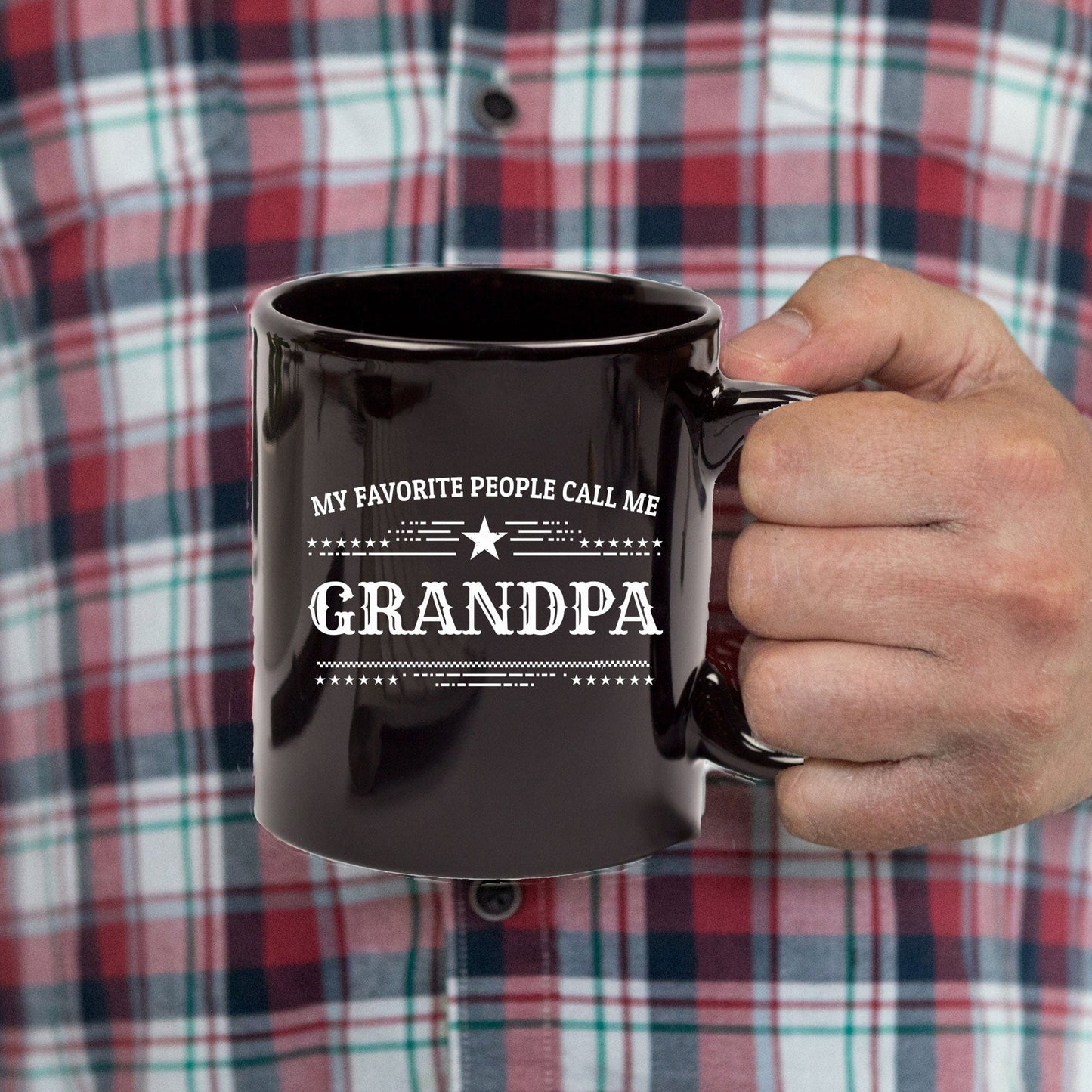 Grandpa Black Coffee Mug - Father's Day Gift