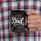 Father's Day Black Mug - Best Dad Ever