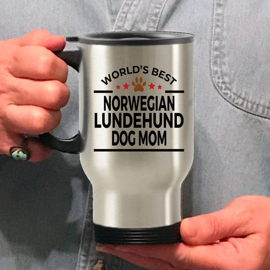 Norwegian Lundehund Dog Mom Travel Coffee Mug