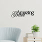 Amazing Grace Indoor Outdoor Steel Wall Sign Art