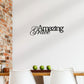 Amazing Grace Indoor Outdoor Steel Wall Sign Art