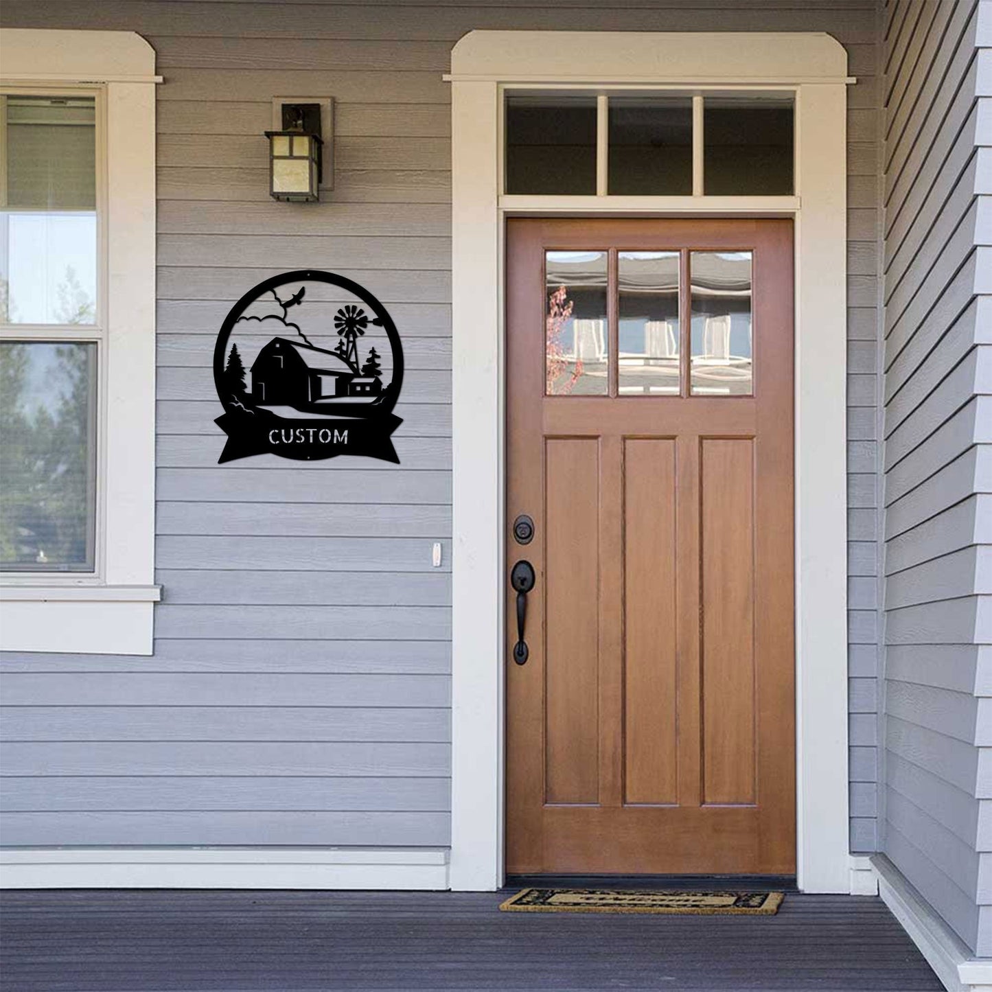 Barn Farm Personalized Indoor Outdoor Steel Wall Sign