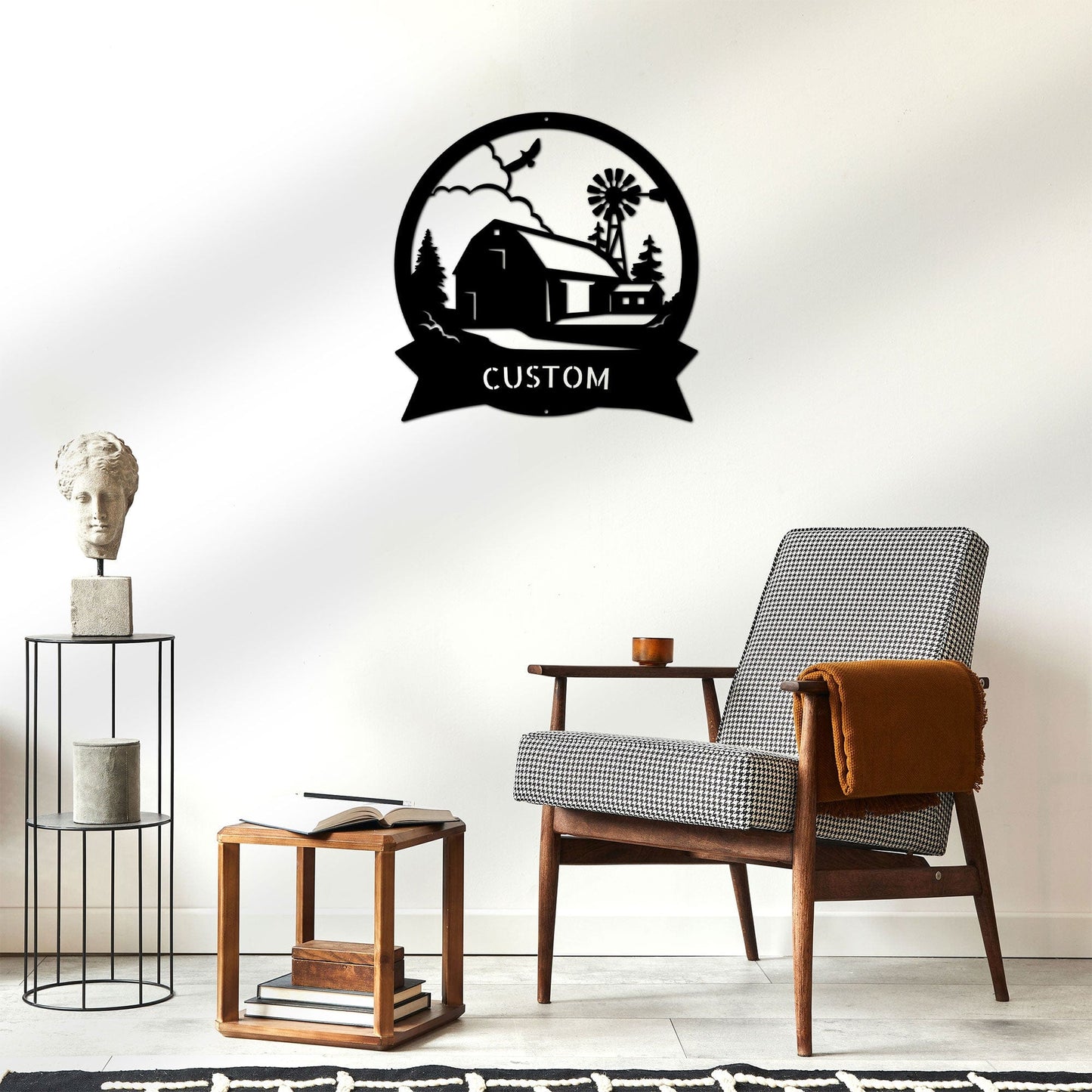 Barn Farm Personalized Indoor Outdoor Steel Wall Sign