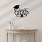 Congrats Grad Metal Wall Art Sign – Graduation Cap Diploma Steel Decor – Graduation Party Decor – Senior Gift Idea – Outdoor Metal Sign