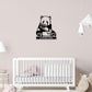 Panda Bear Personalized Metal Art Wall Sign