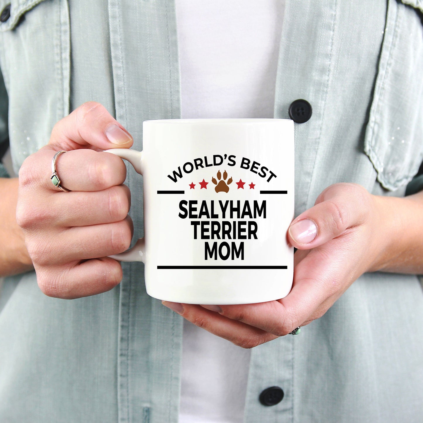 Sealyham Terrier Dog Lover Mom Coffee Mug