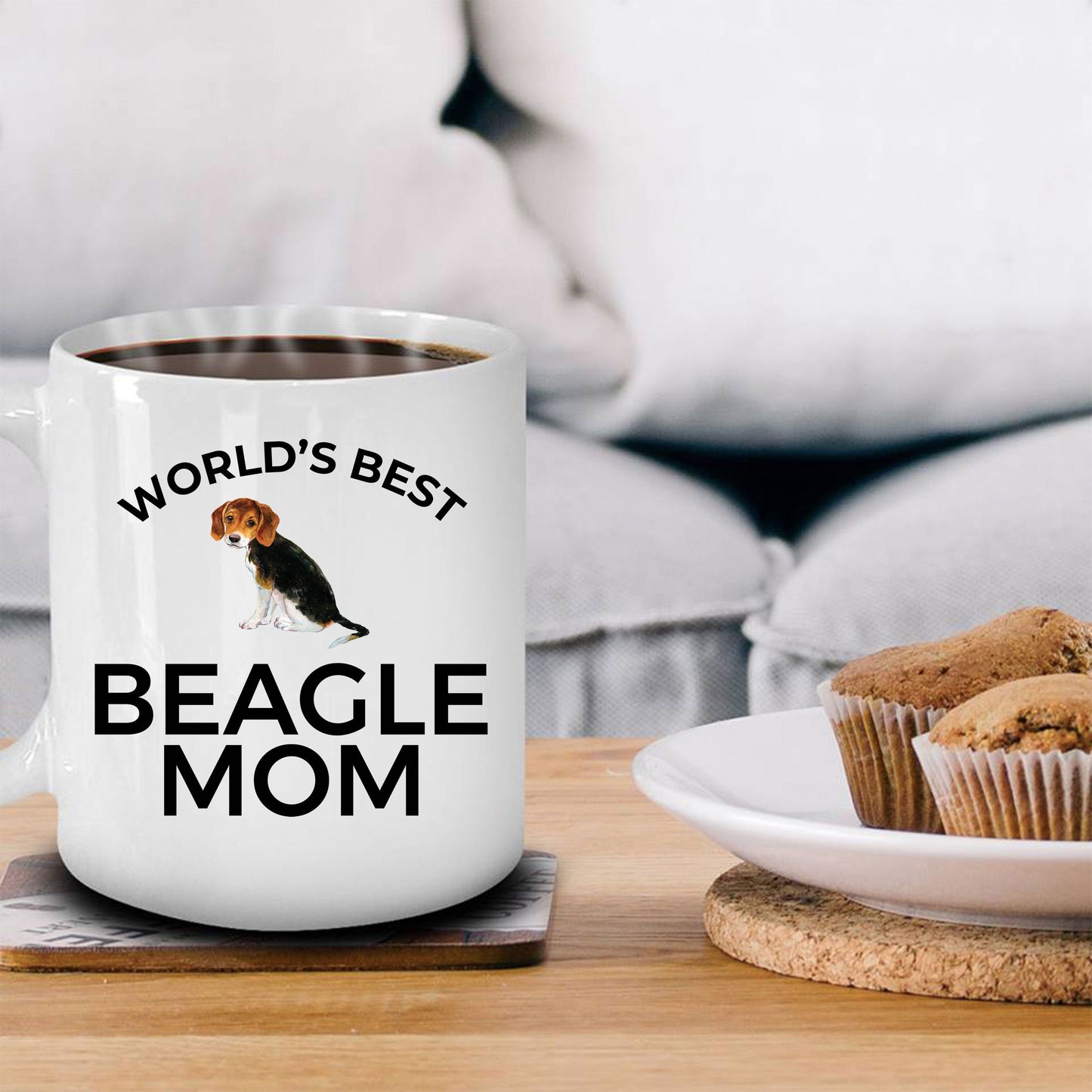 Beagle Puppy Dog Mom Coffee Mug