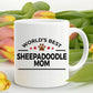 Sheepadoodle Dog Mom Coffee Mug
