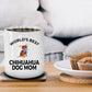 Chihuahua Dog Lover Gift Word's Best Mom Birthday Mother's Day Present White Ceramic Coffee Mug