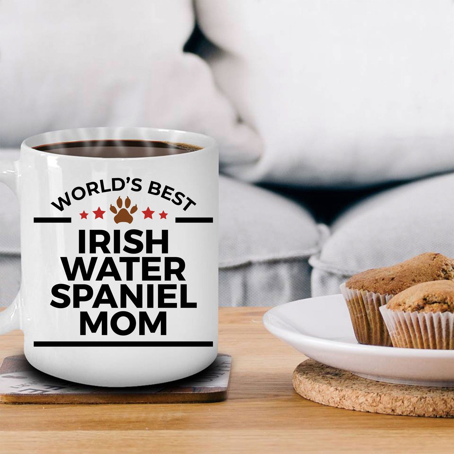 Irish Water Spaniel Dog Mom Coffee Mug