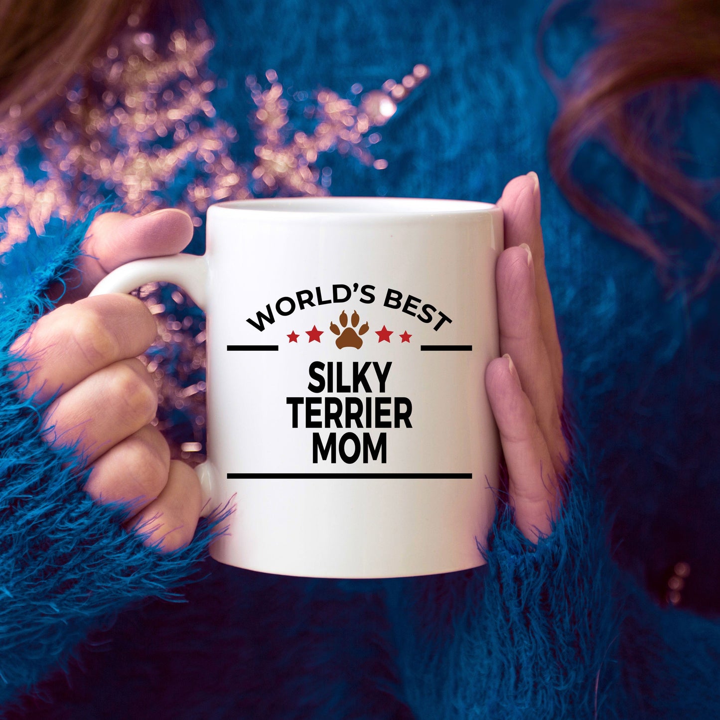 Silky Terrier Dog Mom Coffee Mug