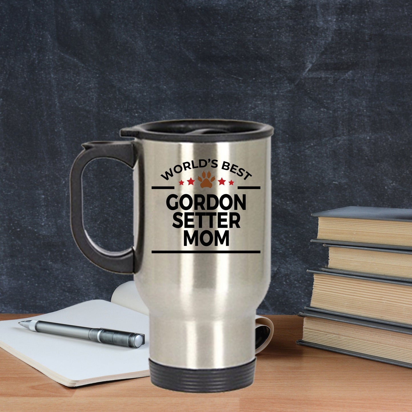 Gordon Setter Dog Mom Travel Mug