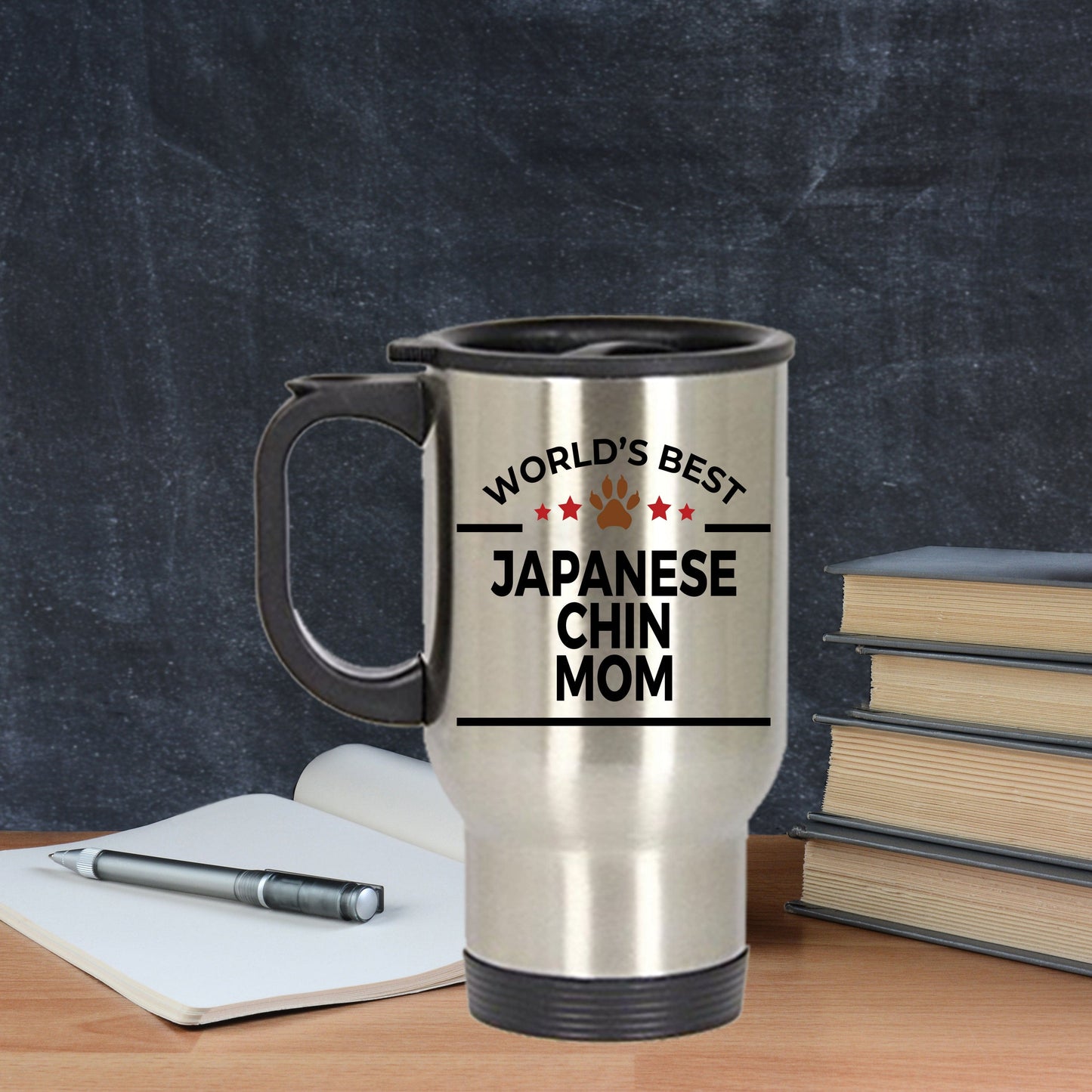 Japanese Chin Dog Mom Travel Mug