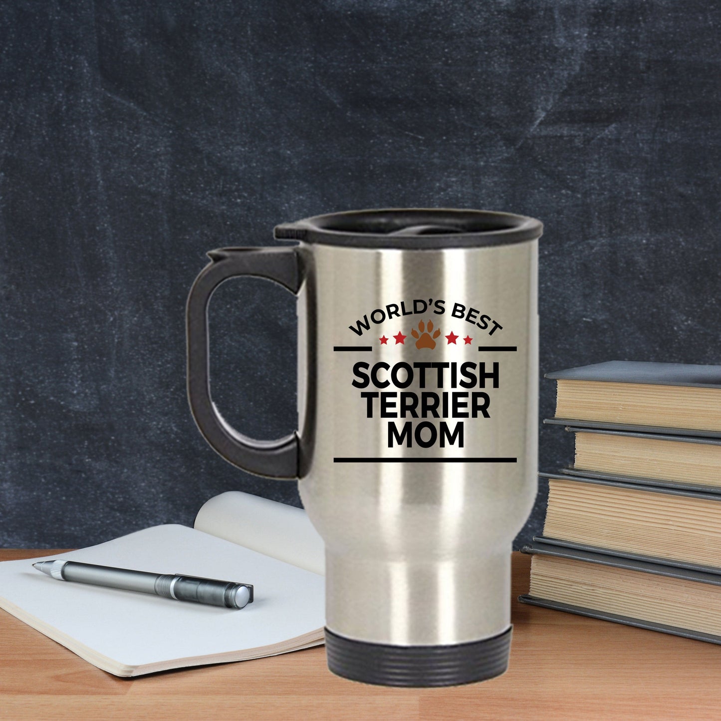 Scottish Terrier Dog Dad Travel Coffee Mug