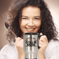 Collie Dog Mom Travel Coffee Mug