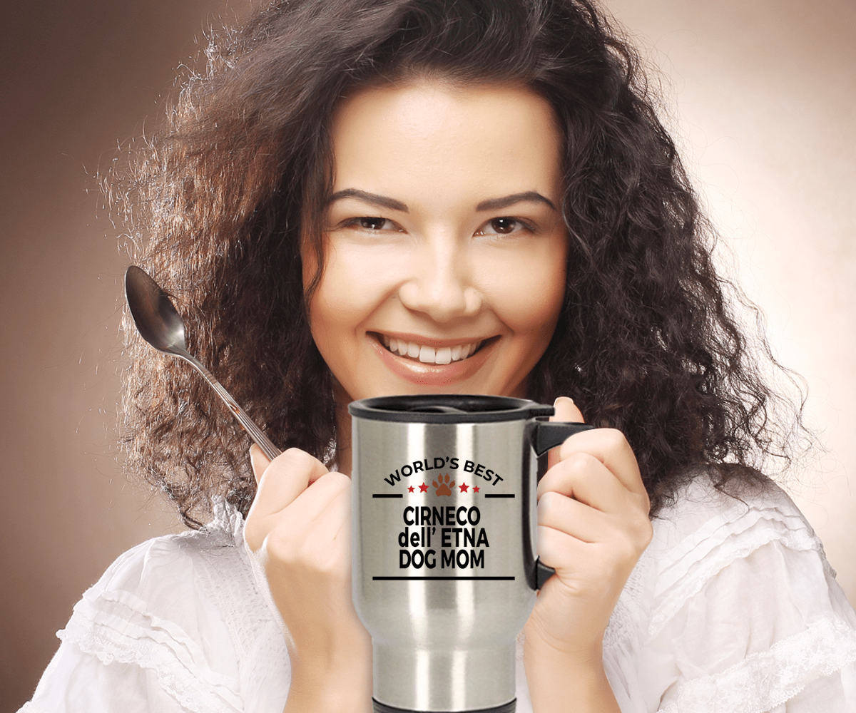 Cirneco dell'Etna Dog Mom Travel Coffee Mug