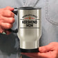 Keeshond Dog Mom Travel Mug