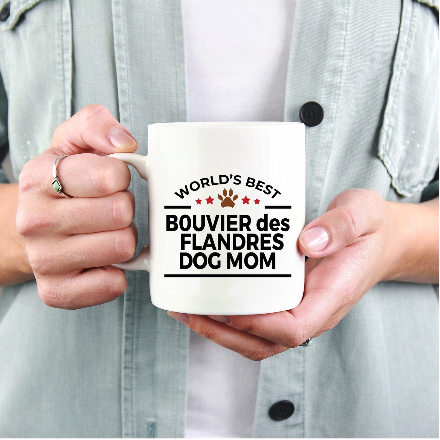 Bouvier des Flandres Dog Mom Coffee Mug