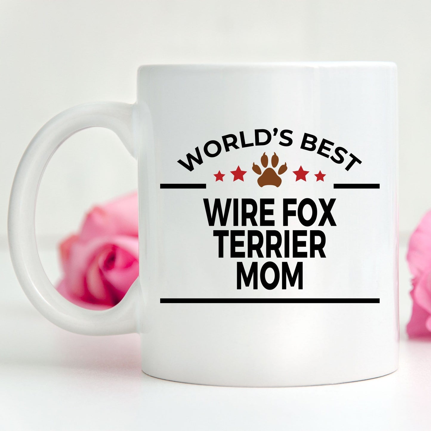 Wire Fox Terrier Dog Mom Coffee Mug